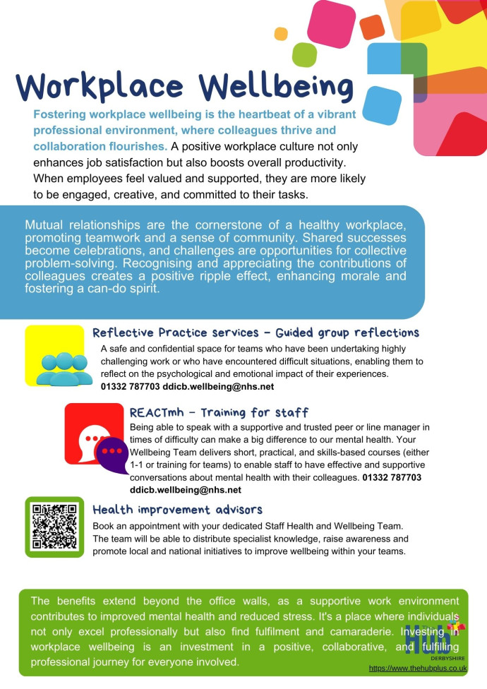 Workplace Wellbeing Workplace Wellbeing